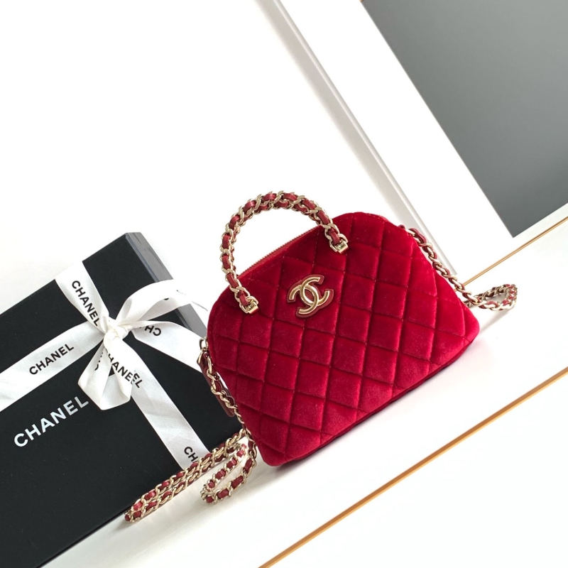 Ch*el top handle bags